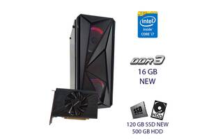 Игровой ПК First Player Color ATX Tower NEW / Intel Core i7-3770 (4 (8) ядра по 3.4 - 3.9 GHz) / 16 GB DDR3 NEW / 120...