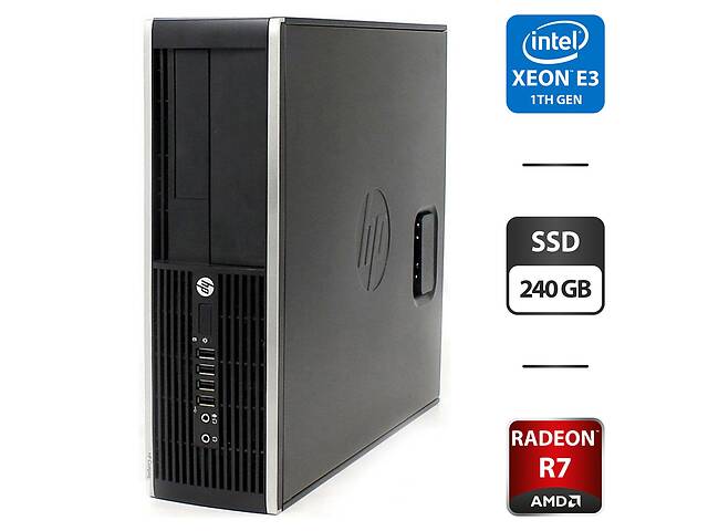 Игровой ПК HP Compaq Pro 6300 SFF/ Xeon E3-1230/ 16GB RAM/ 240GB SSD/ Radeon R7 350 4GB