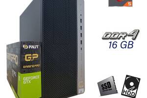 Игровой ПК HP EliteDesk 705 G4 Tower/ Ryzen 5 PRO 2400G/ 16GB RAM/ 256GB SSD/ GeForce GTX 1650 4GB