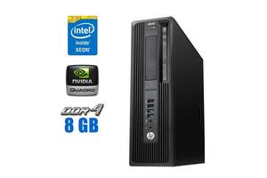 Игровой ПК HP Z240 SFF/ Xeon E3-1240 v5/ 8GB RAM/ 256GB SSD/ Quadro K620 2GB