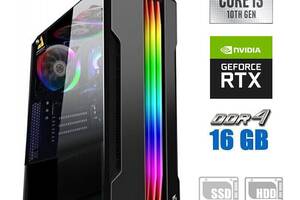 Игровой ПК/ i3-10100F NEW/ 16GB RAM/ 120GB SSD/ GeForce RTX 3050 8GB