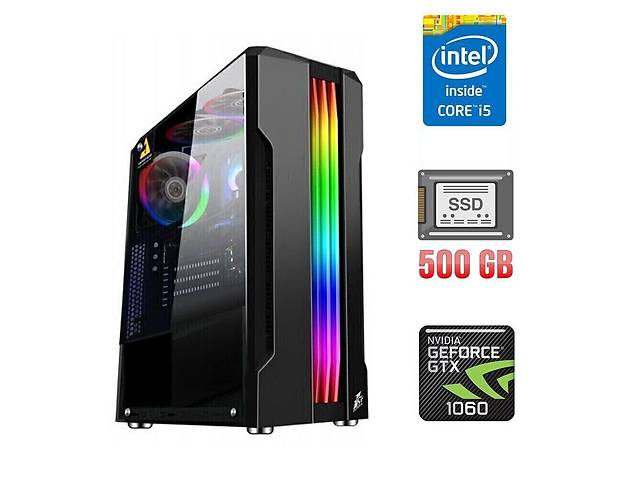 Игровой ПК/ i5-4440/ 16GB RAM/ 500GB SSD/ GeForce GTX 1060 6GB