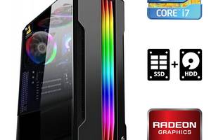 Игровой ПК / Intel Core i7-3770 (4 (8) ядра по 3.4 - 3.9 GHz) / 8 GB DDR3 / 120 GB SSD + 500 GB HDD / AMD Radeon RX 4...