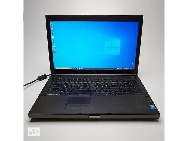 Б/у Ноутбук Dell Precision M6800 17.3' 1920x1080| i7-4810MQ| 16GB RAM| 240GB SSD+1000GB HDD| Quadro K3100M 4GB