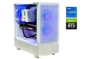 Игровой ПК NZXT H5 Flow Edition Tower / Intel Core i7-14700KF (20 (28) ядер по 2.5 - 5.6 GHz) / 32 GB DDR5 / 1000 GB...