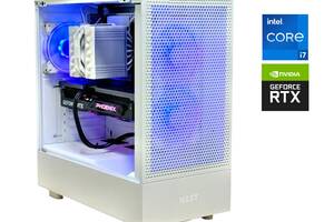 Игровой ПК NZXT H5 Flow Edition Tower / Intel Core i7-14700KF (20 (28) ядер по 2.5 - 5.6 GHz) / 32 GB DDR5 / 1000 GB...