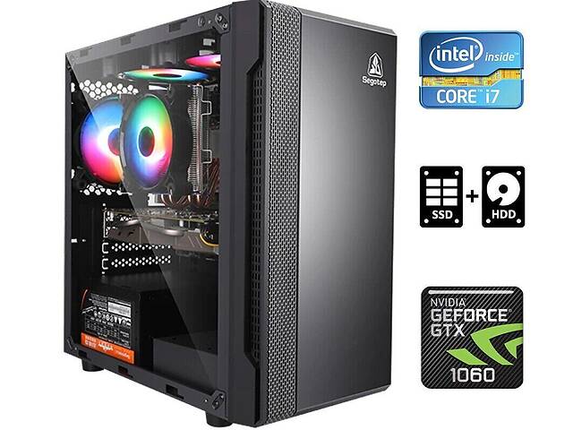 Игровой ПК Segotep Prime Tower/ i7-2600/ 16GB RAM/ 120GB SSD/ GeForce GTX 1060 6GB