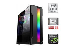 Игровой ПК Tower / Intel Core i3-10100F (4 (8) ядра по 3.6 - 4.3 GHz) NEW / 16 GB DDR4 NEW / 500 GB SSD NEW / nVidia...