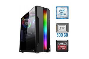 Игровой ПК Tower / Intel Core i3-6100 (2 (4) ядра по 3.7 GHz) / 16 GB DDR4 NEW / 500 GB SSD NEW / AMD Radeon RX 580...