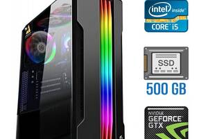 Игровой ПК Tower / Intel Core i5-2400 (4 ядра по 3.1 - 3.4 GHz) / 16 GB DDR3 / 500 GB SSD / nVidia GeForce GTX 1060...