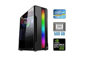 Игровой ПК Tower / Intel Core i7-2600 (4 (8) ядра по 3.4 - 3.8 GHz) / 16 GB DDR3 / 500 GB SSD NEW / nVidia GeForce GT...