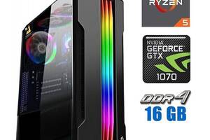 Игровой ПК Tower NEW / AMD Ryzen 5 3600 (6 (12) ядер по 3.6 - 4.2 GHz) NEW / 16 GB DDR4 NEW / 480 GB SSD NEW / nVidia...