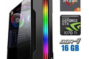 Игровой ПК Tower NEW / AMD Ryzen 5 3600 (6 (12) ядер по 3.6 - 4.2 GHz) NEW / 16 GB DDR4 NEW / 480 GB SSD NEW / nVidia...