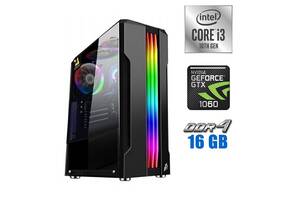 Игровой ПК Tower NEW / Intel Core i3-10100F (4 (8) ядра по 3.6 - 4.3 GHz) NEW / 16 GB DDR4 NEW / 240 GB SSD NEW / nVi...