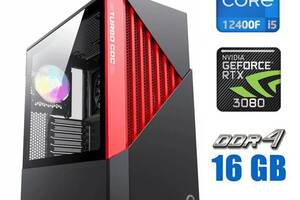 Игровой ПК Tower NEW / Intel Core i5-12400F (6 (12) ядра по 2.5 - 4.4 GHz) NEW / 16 GB DDR4 NEW / 512 GB SSD NEW/ nVi...