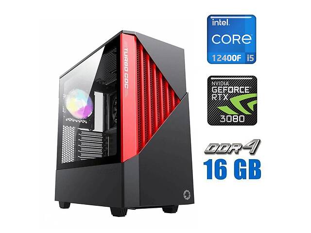 Игровой ПК Tower NEW / Intel Core i5-12400F (6 (12) ядра по 2.5 - 4.4 GHz) NEW / 16 GB DDR4 NEW / 512 GB SSD NEW/ nVi...