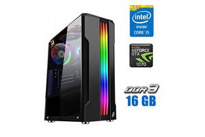 Игровой ПК Tower NEW/ i5-3470/ 16GB RAM/ 240GB SSD/ GeForce GTX 1070 8GB