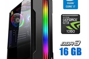 Игровой ПК Tower NEW / Intel Core i7-2600K (4 (8) ядра по 3.4 - 3.8 GHz) / 16 GB DDR3 NEW / 240 GB SSD NEW / nVidia G...