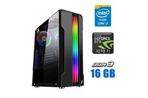 Игровой ПК Tower NEW / Intel Core i7-2600K (4 (8) ядра по 3.4 - 3.8 GHz) / 16 GB DDR3 NEW / 240 GB SSD NEW / nVidia G...