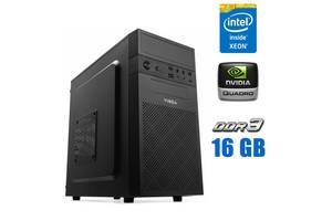 Игровой ПК Vinga CS112B Tower NEW / Intel Xeon E3-1231 v3 (4 (8) ядра по 3.4 - 3.8 GHz) (аналог i7-4770) / 16 GB DDR3...