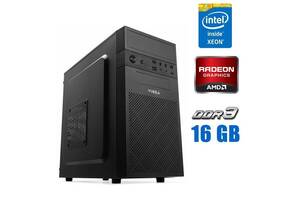 Игровой ПК Vinga CS112B Tower NEW / Intel Xeon E3-1240 v3 (4 (8) ядра по 3.4 - 3.8 GHz) (аналог i7-4770) / 16 GB DDR3...