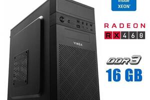 Игровой ПК Vinga CS112B Tower / Intel Xeon E3-1240 v3 (4 (8) ядра по 3.4 - 3.8 GHz) (аналог i7-4770) / 16 GB DDR3 / 2...