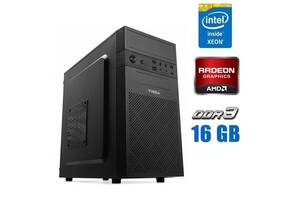 Игровой ПК Vinga CS112B Tower NEW / Intel Xeon E3-1240 v3 (4 (8) ядра по 3.4 - 3.8 GHz) (аналог i7-4770) / 16 GB DDR3...