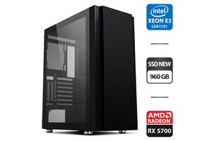 Игровой ПК Vinga Tomcat Tower NEW / Intel Xeon E3-1240 v5 (аналог Intel Core i7-6700) (4 (8) ядра по 3.5 - 3.9 GHz) /...