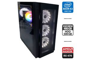 Игровой ПК Vinga Tomcat Tower NEW / Intel Xeon E3-1271 v3 (аналог Intel Core i7-4790) (4 (8) ядра по 3.6 - 4.0 GHz) /...