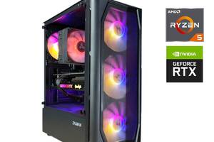 Игровой ПК Zalman N4 Tower NEW/ Ryzen 5 5600 NEW/ 32GB RAM/ 500GB SSD/ GeForce RTX 3070 Ti GameRock OC 8GB