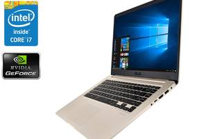 Игровой ультрабук Asus VivoBook F510 / 15' (1920x1080) IPS / Intel Core i7-8550U (4 (8) ядра по 1.8 - 4.0 GHz) / 8 GB...