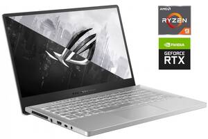 Игровой ультрабук Б-класс Asus ROG Zephyrus G14 GA401IV White / 14' (1920x1080) IPS / AMD Ryzen 9 4900HS (8 (16) ядер...