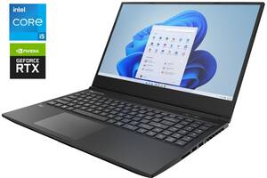 Игровой ультрабук Gateway GGNC51518-BK / 15.6' (1920x1080) IPS / Intel Core i5-11400H (6 (12) ядер по 2.7 - 4.5 GHz)...