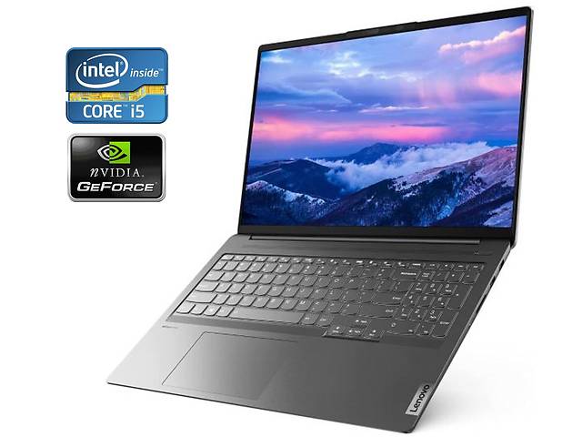 Игровой ультрабук Lenovo IdeaPad 5 Pro 16IHU6 / 16' (2560x1600) IPS / Intel Core i5-11300H (4 (8) ядра по 2.6 - 4.4 G...