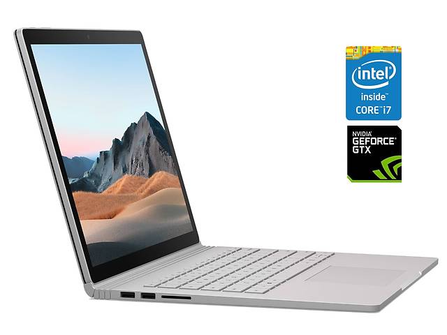 Игровой ультрабук-трансформер Microsoft Surface Book / 13.5' (3000x2000) IPS Touch / Intel Core i7-6600U (2 (4) ядра...