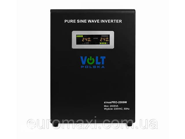 Источник бесперебойного питания ИБП Volt Polska 2000 W SINUS PRO Купи уже сегодня!