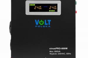 Источник бесперебойного питания ИБП Volt Polska 800 W SINUS PRO Купи уже сегодня!