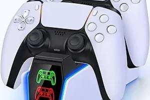 Зарядна станція контролера PS5 для PlayStation 5. Зарядна док-станція з подвійною підставкою, аксесуари