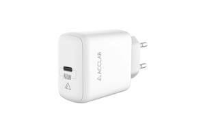 Зарядное устройство AccLab AL-TC125 1хType-C 5В/3A/25W QC/PD 3.0 White (1283126538841)