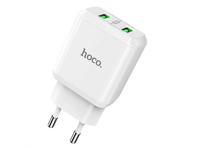 Зарядное устройство HOCO N6 QC3.0 (2USB/3A) (Белый) 1175001