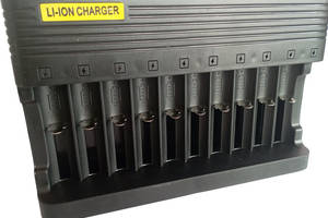 Зарядное устройство на 10 отсеков Charger Li-ion MS-10810A (11664-hbr)