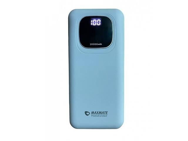 Зарядное устройство повербанк Power Bank Maxmate MMP-20C 20000 mAh Белый