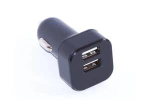 Зарядное устройство в авто прикуриватель 2 USB HC1/9001 с вольтметром