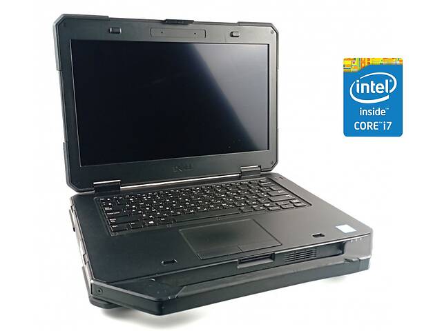 Защищенный ноутбук Dell Latitude 5414 Rugged / 14' (1920x1080) IPS Touch / Intel Core i7-6600U (2 (4) ядра по 2.6 - 3...