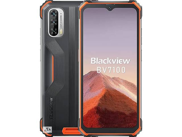 Защищенный смартфон Blackview BV7100 6/128GB 13 000 мАч Orange