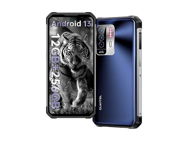 Защищенный смартфон Oukitel wp27 12/256gb Black Blue
