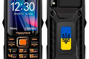 Защищенный телефон Tkexun Q8 Happyhere F99 Black Limited Edition