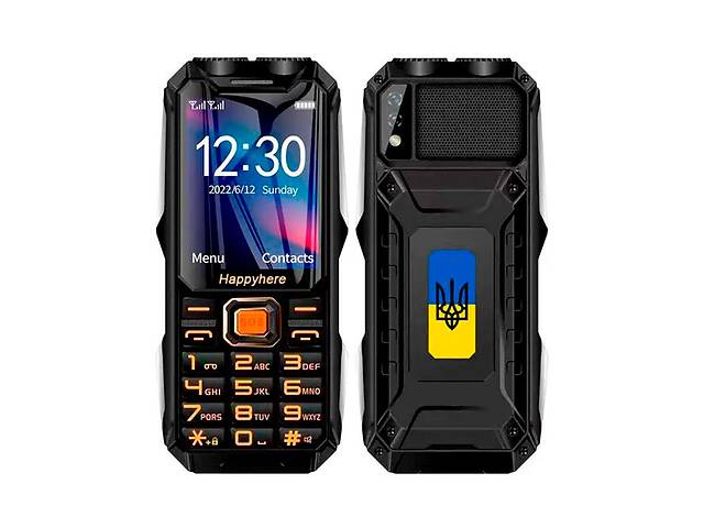 Защищенный телефон Tkexun Q8 Happyhere F99 Black Limited Edition