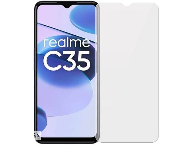 Защитная гидрогелевая пленка DM для Realme C35 Матовая (Код товара:23448)