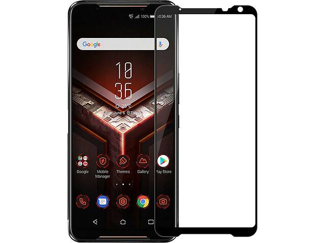 Защитное стекло Full screen PowerPlant для Asus ROG Phone 2, Black